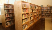Horizon Wood Library Shelving