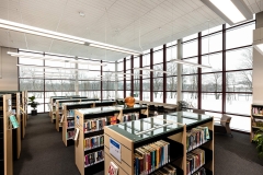 Ven-Rez Products in Hillsburgh Library. Photo credit: David Lasker Photography. Design: +VG Architects.