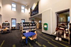 Ven-Rez Products in Hillsburgh Library. Photo credit: David Lasker Photography. Design: +VG Architects.