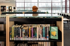 Ven-Rez Products in Hillsburgh Library. Photo credit: David Lasker Photography. Design: +VG Architects.
