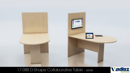 53 Series Collaborative D-Shape Table